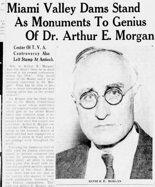 Caption: The Dayton Herald March 11, 1938.