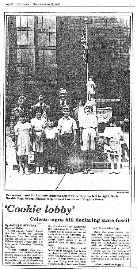 Caption: K-O Times June 22, 1985.