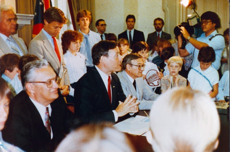 Caption: The signing of Ohio House Bill 145.