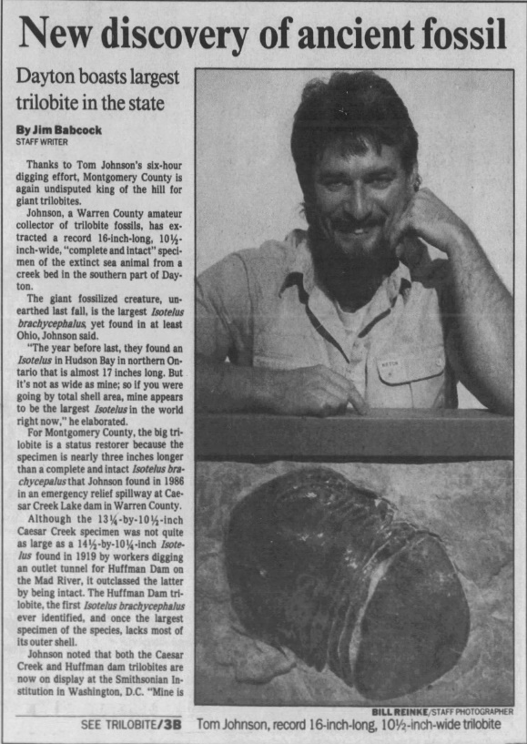 Caption: The Dayton Daily News May 7, 1989.