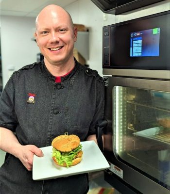 Portrait of Chef Nails at the Eco Eatery